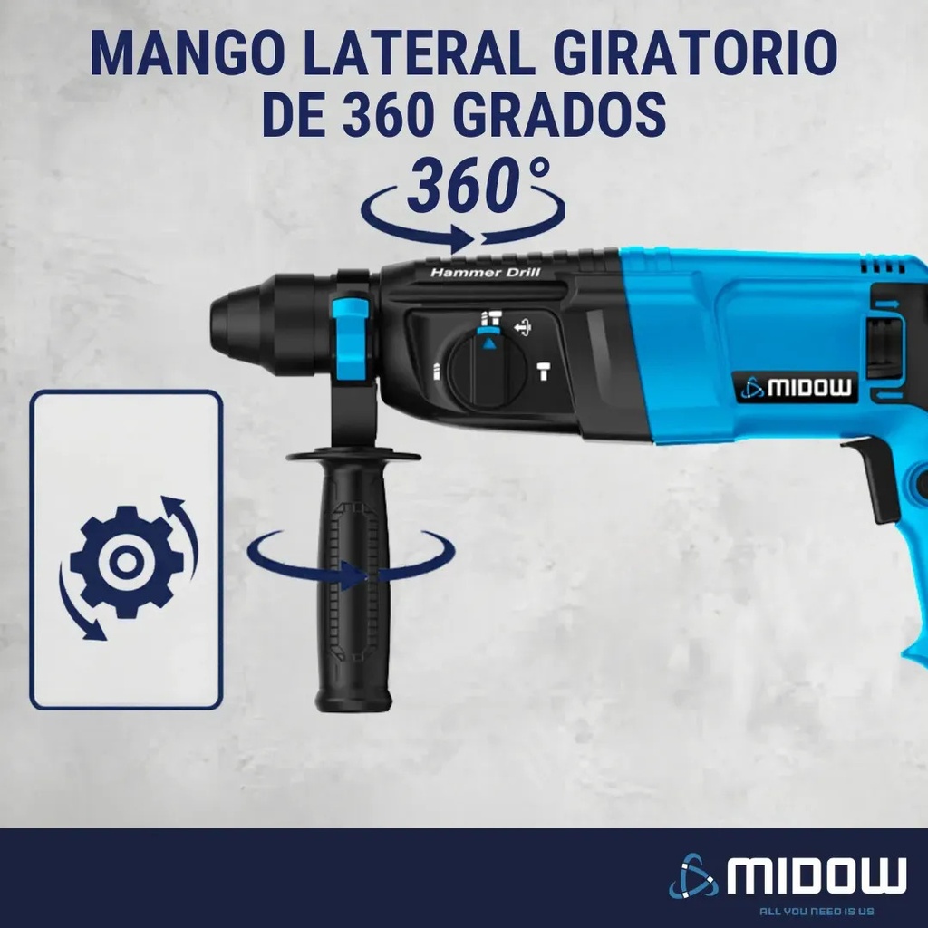 Rotomartillo MIDOW 26mm (MDWRH26M)