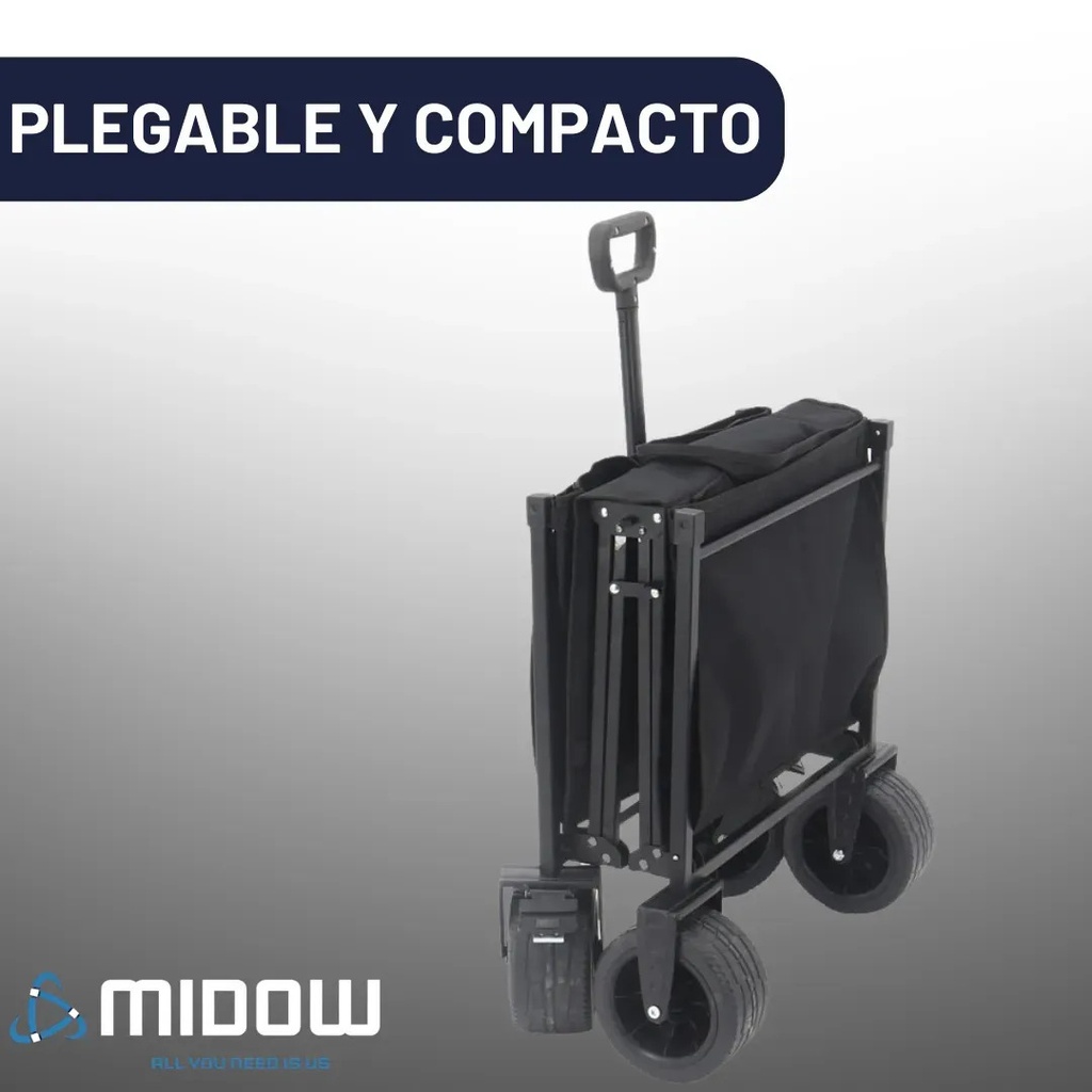 Carrito Pleglable Multiuso 2 en 1 MIDOW (MDWCSPL)