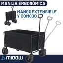 Carrito Pleglable Multiuso 2 en 1 MIDOW (MDWCSPL)