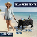 Carrito Pleglable Multiuso 2 en 1 MIDOW (MDWCSPL)