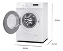 Lavarropas SmartLife 6,5 kg Inverter Blanco Carga Frontal 1200RPM (SL-WM2610651200W)