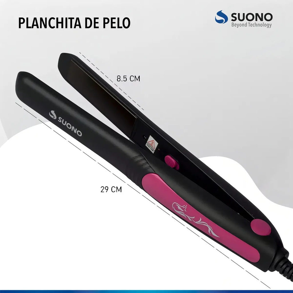 Planchita De Pelo Mini Souno SNPE-1101 40W Portatil GN-743 ACC0060