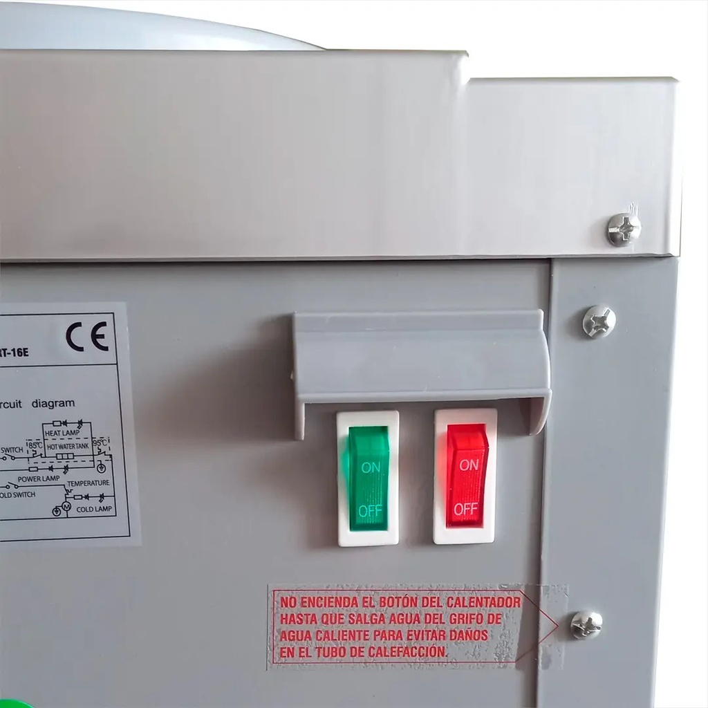 Dispenser de Agua Microsonic Frio/Calor a Bidon C/Conservadora