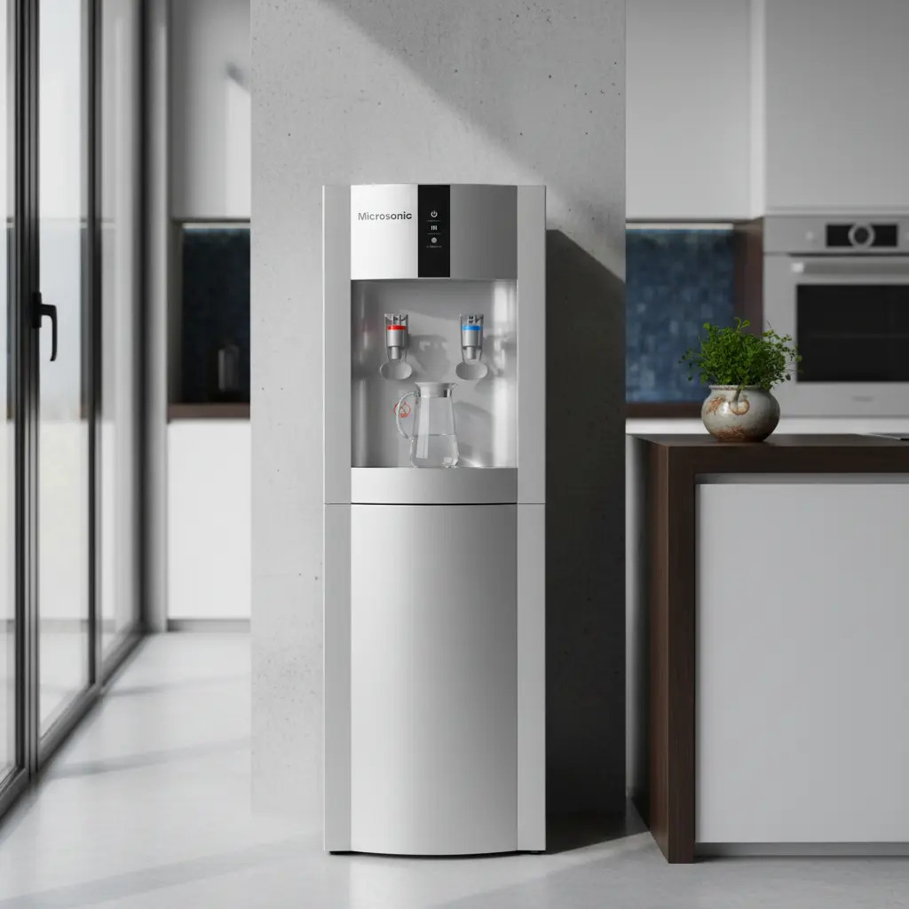 Dispenser de Agua Microsonic Frio/Calor a Bidon C/Conservadora