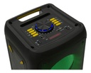 Parlante Harrison Kanji Tantor Micrófono Control Luces Led Negro