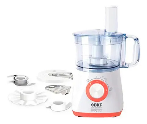 Procesadora De Alimentos Bkf Bf-fp807b 800w 6 En 1 Jarra Blanco
