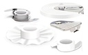 Multiprocesadora Bkf Bf-fp805 800w Blanca Y Roja 220v Blanco/rojo