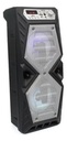 Parlante Portatil Bluetooth Kanji Dance Led Radio Fm Usb Aux Color Negro