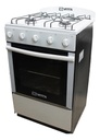 Cocina Vitta 4 Hornallas 52cm Puerta Y Respaldar De Vidrio