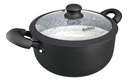 Juego De Ollas Hudson Granito Negro 15 Piezas Utencillos