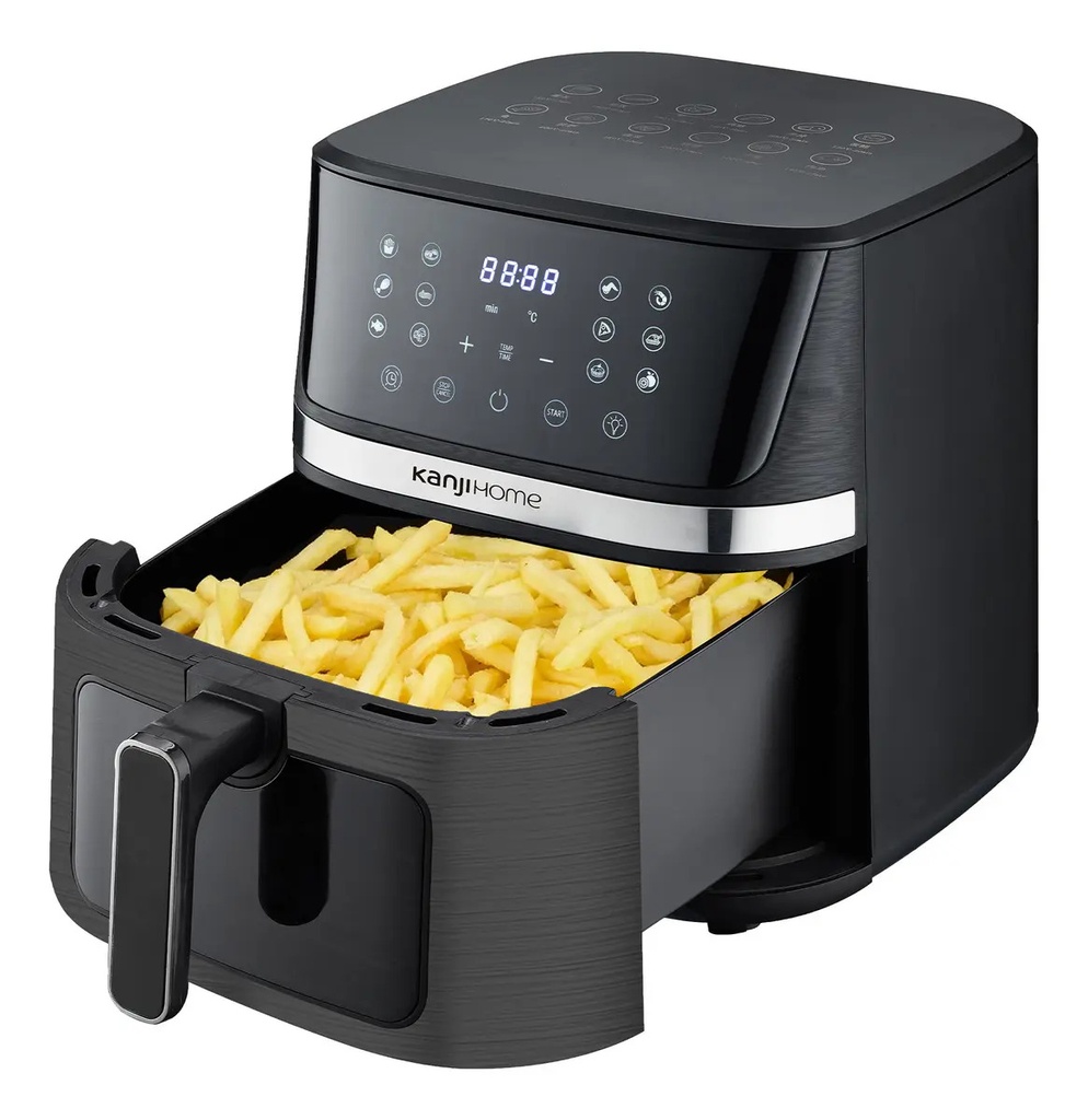 Freidora De Aire Kanji 8 Litros Kjh-1700dc 1700w Negro