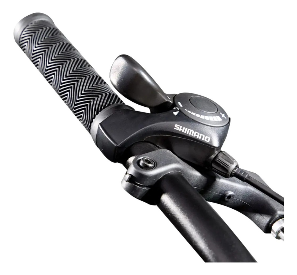 Bicicleta Mountain Bike R26 Head 21 Velocidades Frenos Disco Color Negro/verde Tamaño Del Cuadro M