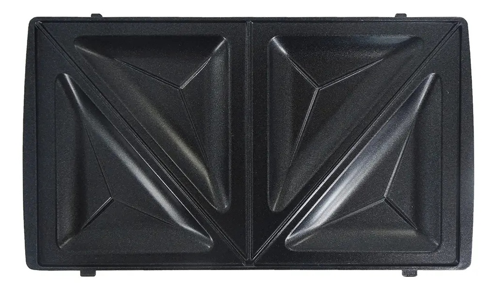 Sandwichera 4 En 1 Kanji Home Kjh-sm750m3n1-03 Color Negro Plateado