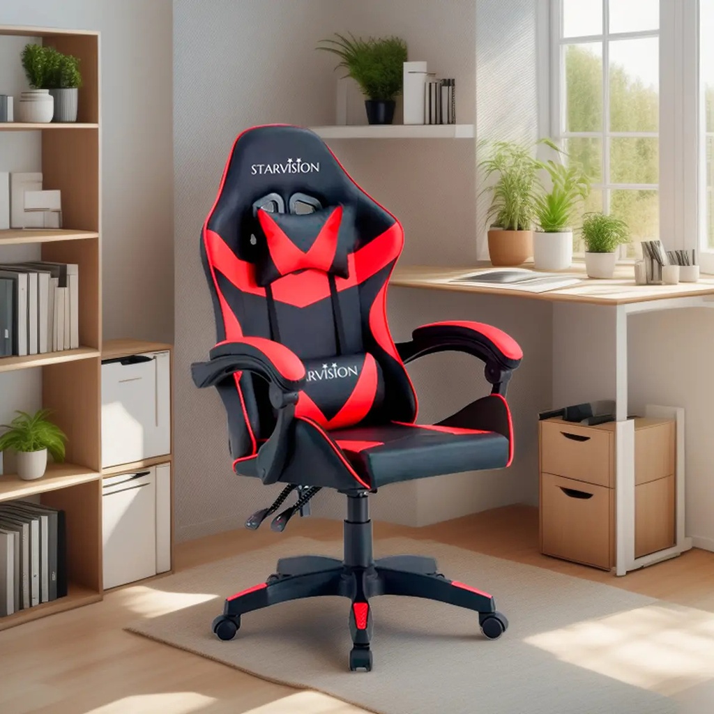 Silla Gamer Sillon Star Vision Apoyapiés Reclinable