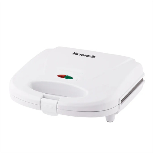 [7233] Sandwichera Eléctrica Microsonic Tostadora 700w Color Blanco