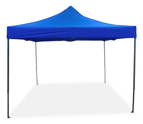 [6849] Gazebo Reforzado 3x3 Mts Plegable Autoarmable Microsonic Azul