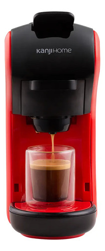 [2329] Cafetera Kanji Automática Roja Expreso 220v - Kjh-cm1500mc01 - Rojo