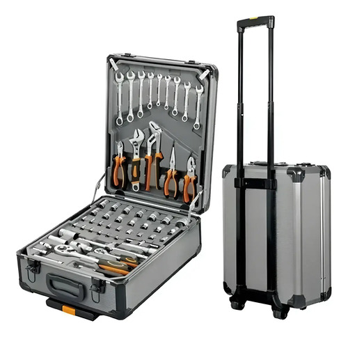 [5189] Maletín Portátil Set Herramientas Lusqtoff 245 Pz Juego Kit