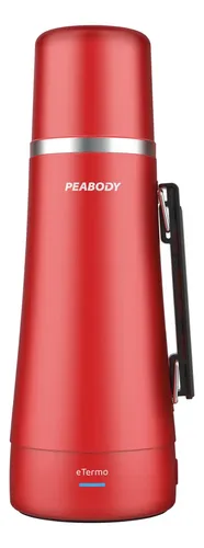 Termo Eléctrico Peabody Pe-eta1001r Rojo Dos En Uno 1lt