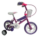 Bicicleta R12 Cross Infantil Nena Futura Color Violeta Violeta 12  