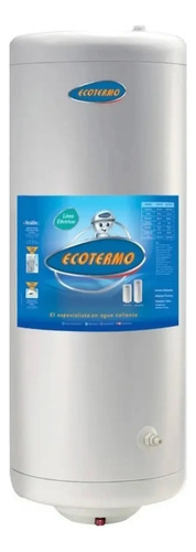 [5217] Termotanque Eléctrico Ecotermo 96l Conexión Inferior Blanco Anticorrosivo