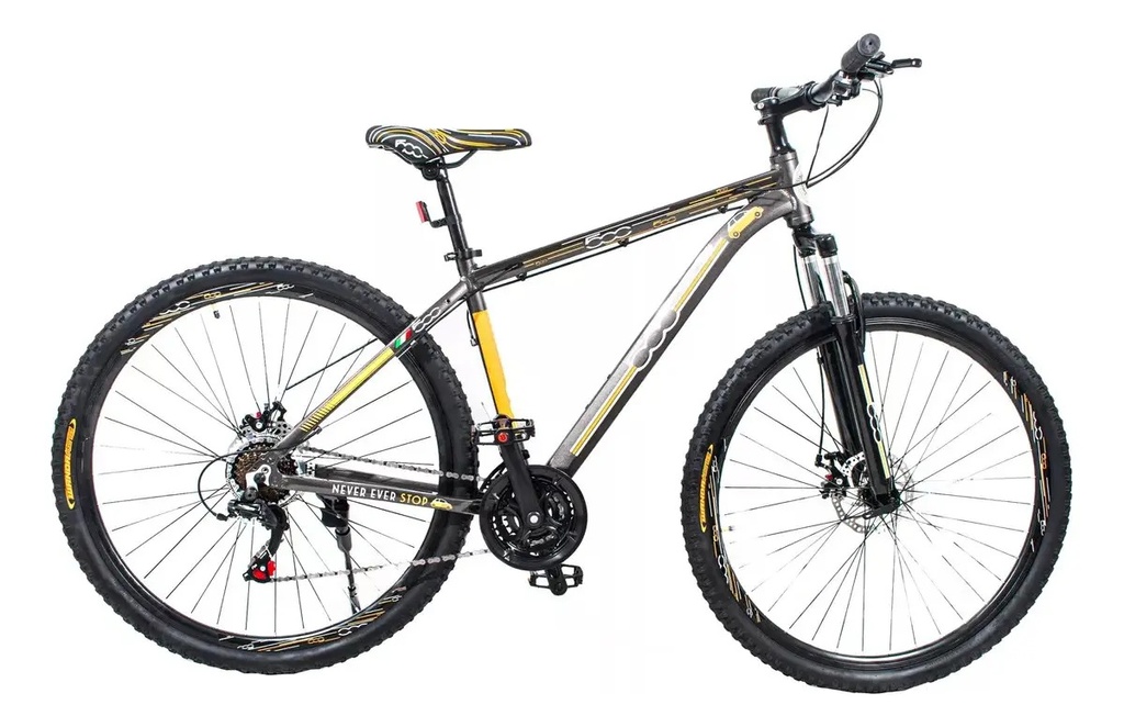 Bicicleta Mountain Bike Rodado 29 Fiat 500 21 Vel Shimano