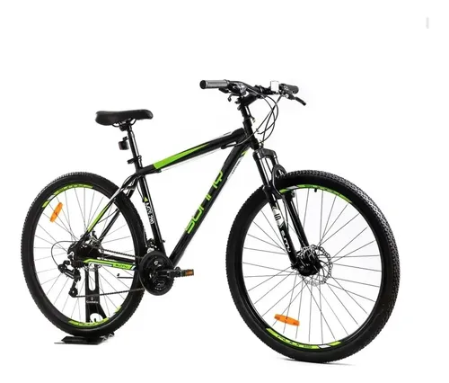 [5323] Bicicleta Sunny Modelo Mts 290 Rodado 29 Negro Verde Ml Negro Ml