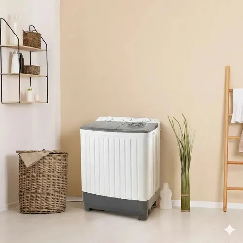 [672] Lavarropas Semi Automático Kanji Xpb55-655s Carga Superior 5 Kg 220 V Color Blanco