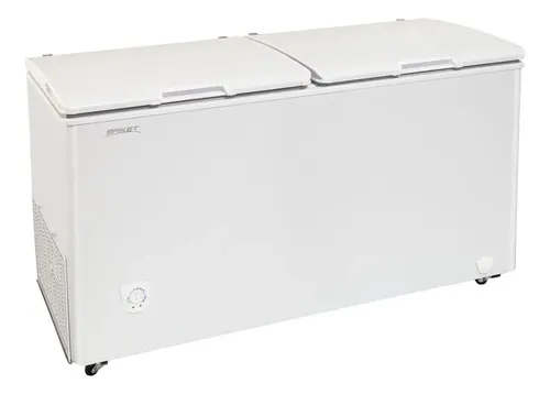 [436] Freezer Horizontal Briket Fr 4500 Blanco 390l 220v Plateado