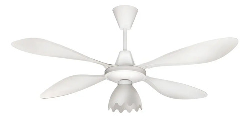 [5679] Ventilador De Techo Axel Ax-vt4pl 4 Aspas Metalico 5 Vel 1.2 M Blanco Metal 4