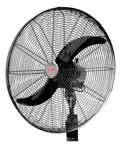 Ventilador De Pared Axel Ax-par24 Aspas Metal Negro 24  90w - 60.96 Cm - Negro - Negro - Metal - 2