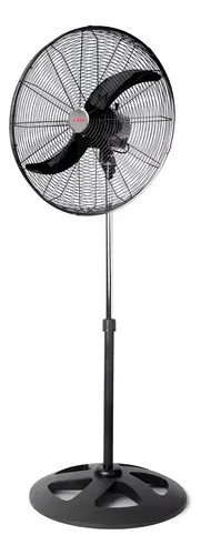 [5680] Ventilador Industrial De Pie 24 Pulga Axel Pie24 Pales Metal Cantidad De Aspas 2 Color De La Estructura Negro Color De Las Aspas Negro Diámetro 24   Material De Las Aspas Chapa 60.96 Cm