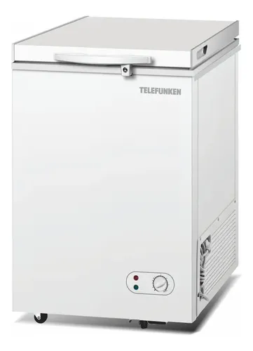 [5677] Freezer De Pozo Telefunken 120l Con Traba Tfk-fp120 - Blanco