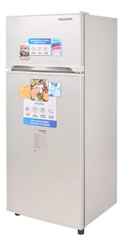 [5673] Heladera Con Freezer Telefunken Con Freezer Tfk-hd220 Silver Gris
