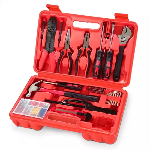 [5747] Juego Kit De Herramientas 160pzas Maletín Microsonic Mt-160 Rojo