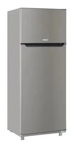 [352] Heladera Briket 242l Con Freezer Superior Y Frío Directo Gris