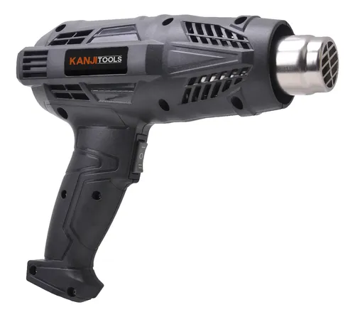 [5920] Pistola De Calor Kanjitools 2000w + Accesorios Kit-ps20001gb Negro