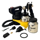 Máquina De Pintar Konan 800w Hvlp Turbina Directa Doble Tacho