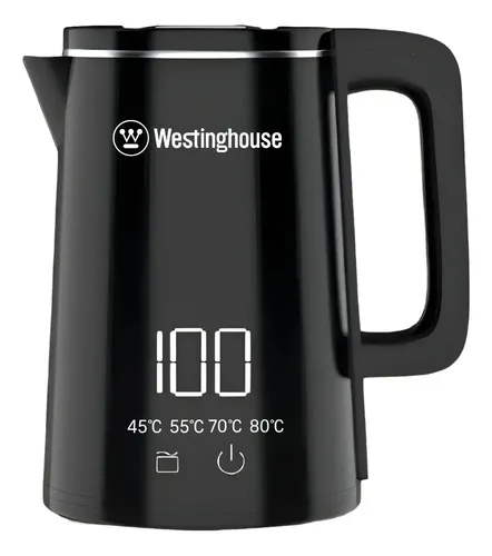 [5945] Pava Eléctrica Digital Control Temperatura 1.8l Tactil Westinghouse Wh-pe15006m Color Negro