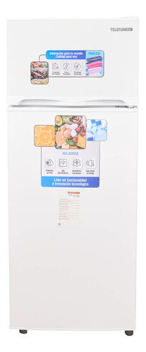 [6007] Heladera Telefunken 220lts 2 Puertas Blanca Tfk-hd220 Blanco