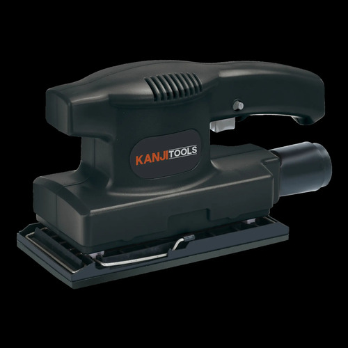 [6003] Lijadora Profesional Orbital Rectangular Kanji Tools 200w Negro