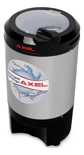 Secarropas Centrífugo Axel 6.5kg Acero Inoxidable Ax-4002 Plateado