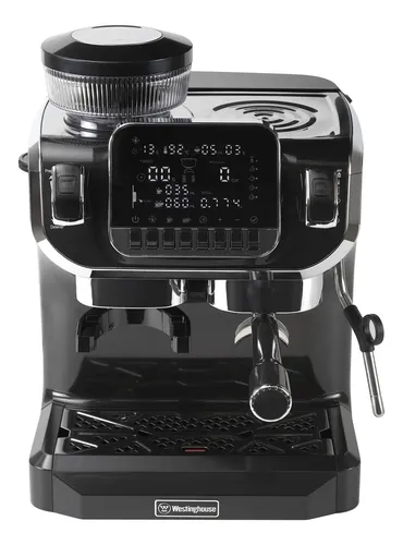 [6083] Cafetera Espresso Barista Westinghouse Digital Con Molinillo Negro