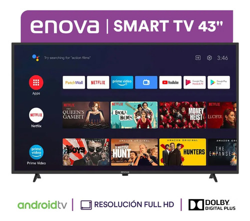 [3472] Smart Tv Enova 43'' Full Hd Android Tv