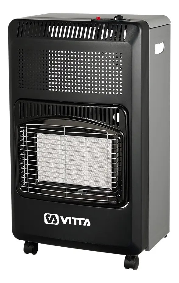 [5729] Estufa Garrafera Plegable Vitta Portatil Regulador 10kg (Negro)