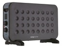 Convector Calefactor Eléctrico Kanji 2000w Termostato 3 Vel Negro