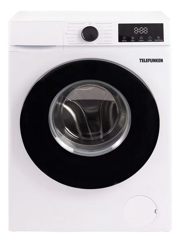 [6327] Lavarropas Telefunken Inverter Tfk-wmcfwt 6kg 11 Programas Pantalla Digital Color Blanco