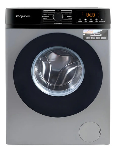 [5934] Lavarropa Kanji Home 6kg Inverter Kjh-wmcfsl Gris 1200rpm