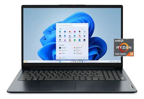 [6274] Notebook Lenovo Ideapad 1 15amn7 Ryzen 3 7320u 4gb Ram 128gb Ssd Pantalla 15,6 Full Hd Windows 11 S Color Azul