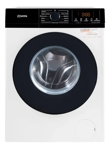 Lavarropas Vitta Inverter 8kg White 1200 Rpm Vit-wmcfwt8k Silver